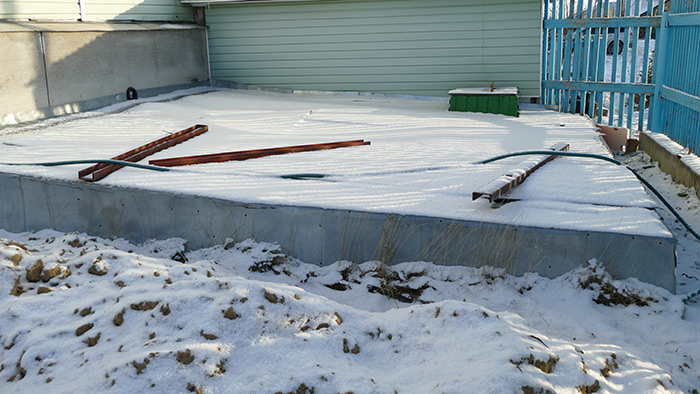 Morse Engineering and Construction - Septic System in Winter